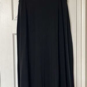 Faded Glory Black Maxi A-Line Skirt